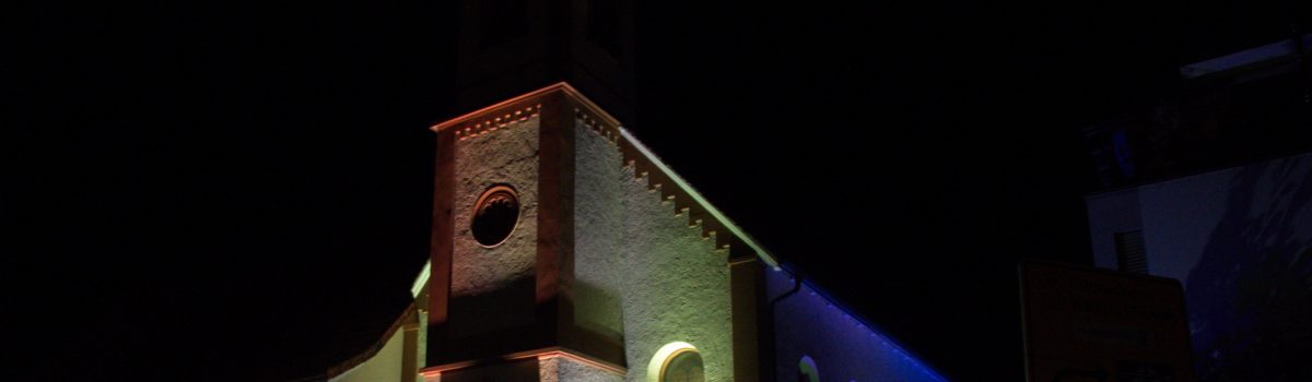 Fassadenillumination Altkatholische Kirche Singen
